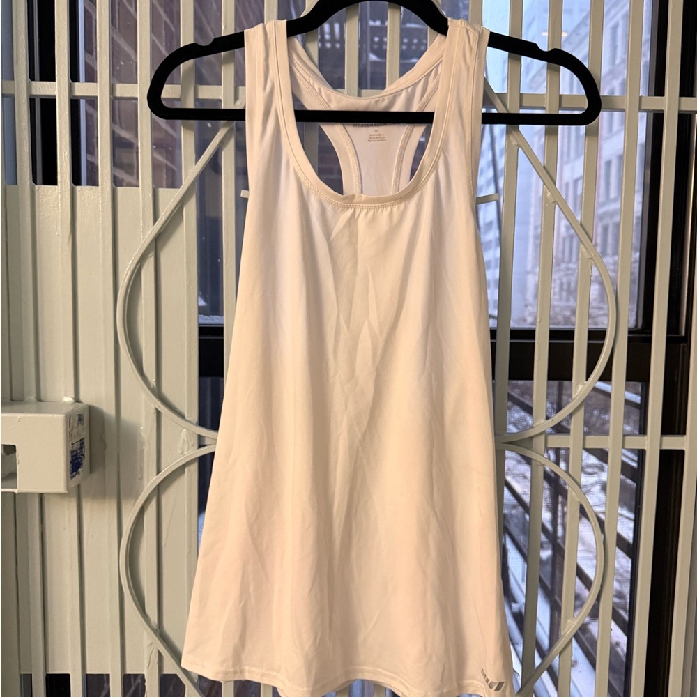 Women's White Workout Tank Top